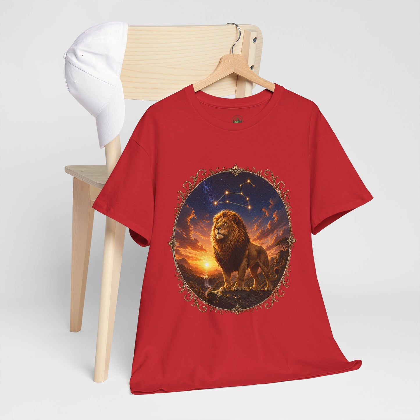 Leo Zodiac T-Shirt – Majestic Lion Cosmic Design | Bold Astrology Power Tee