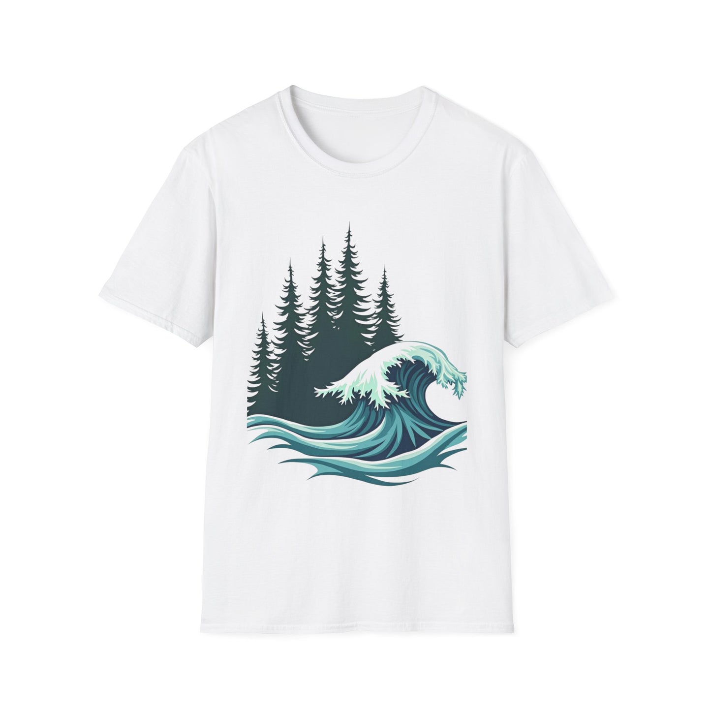 Forest & Sea T-Shirt – Nature Landscape Aesthetic Tee