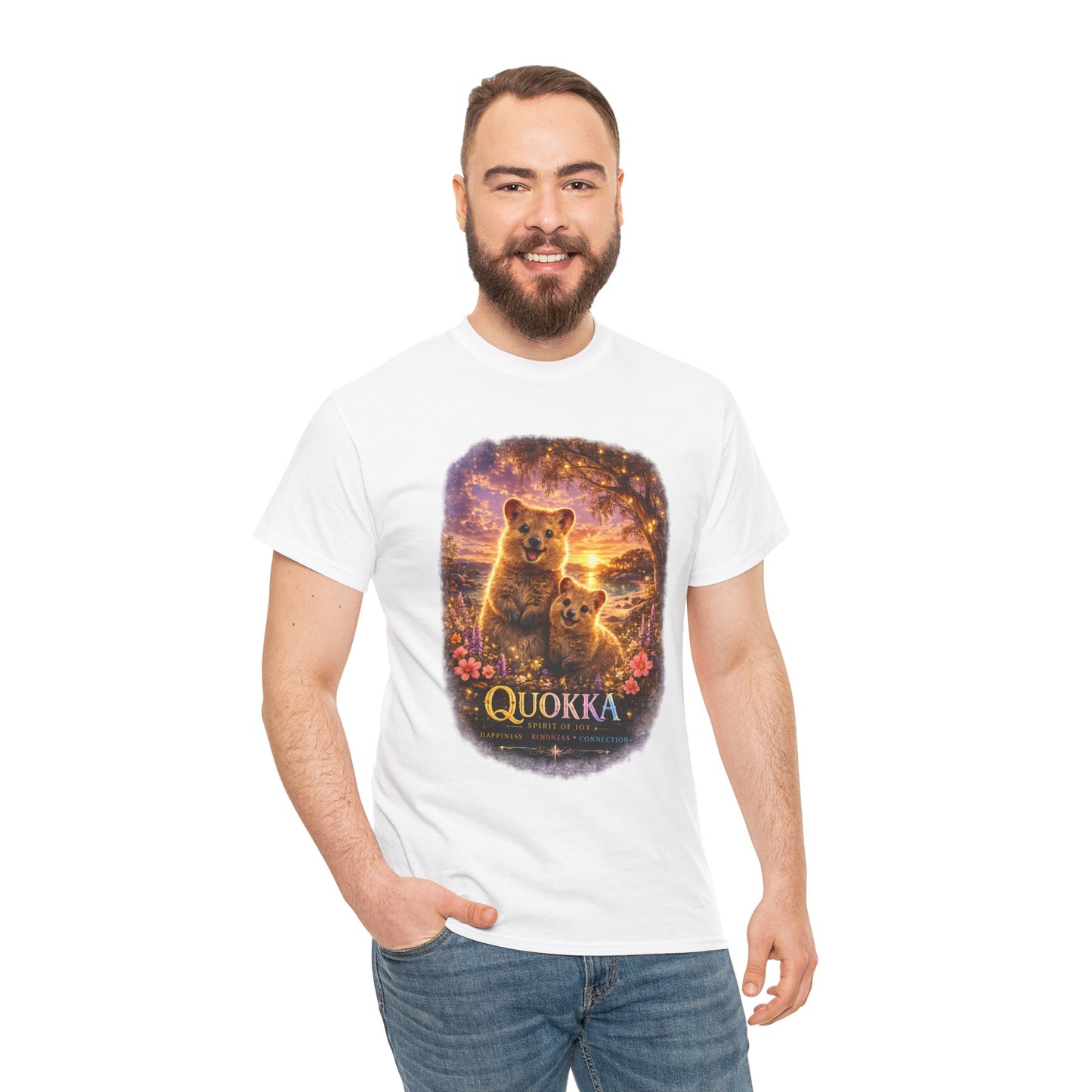 Quokka T-Shirt – Cute Cosmic Wildlife Design | Happy Nature Animal Graphic Tee
