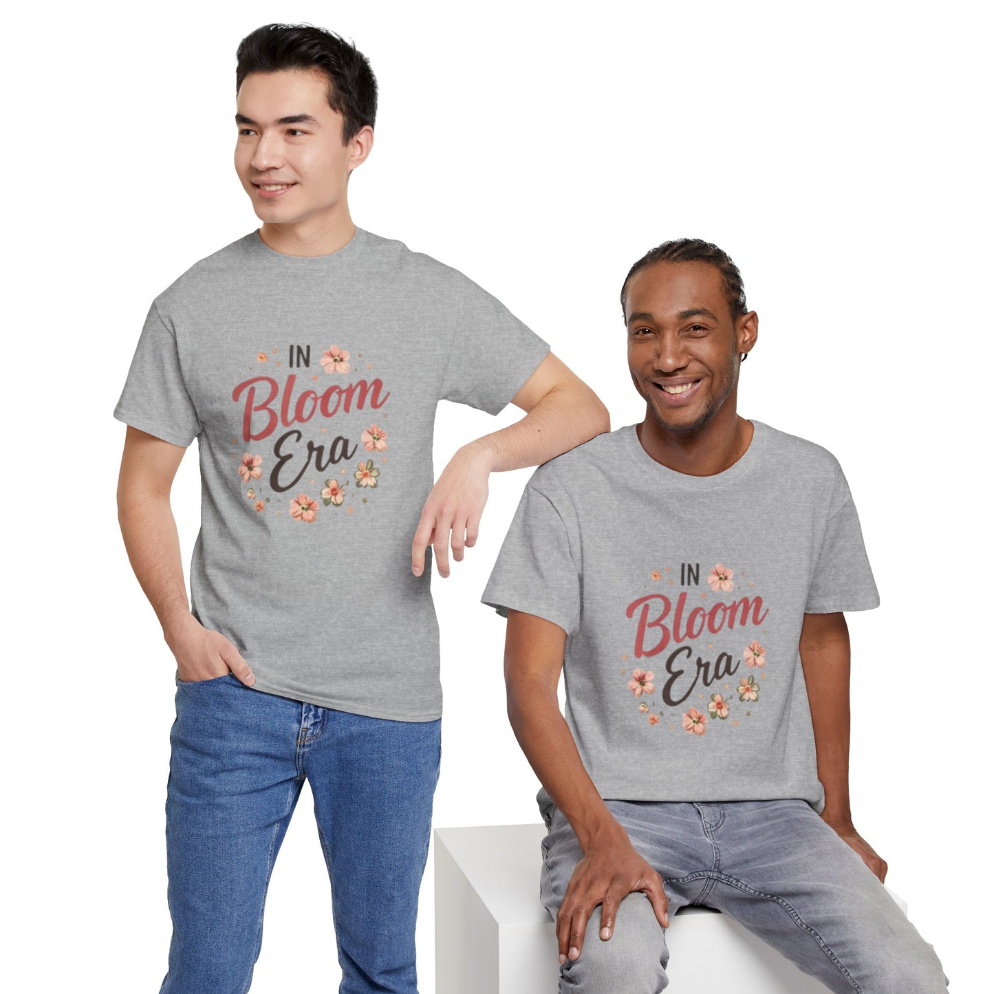 In Bloom Era T-Shirt –Bloom Minimalist Floral Aesthetic Tee, Cute Feminine Graphic Shirt