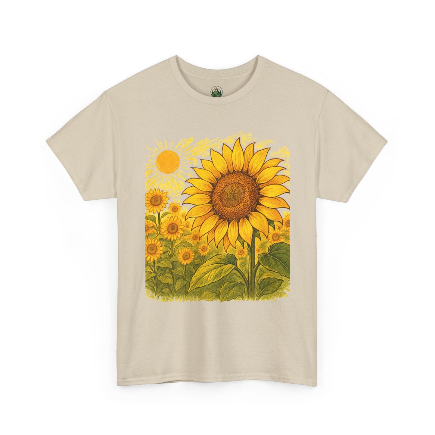 Sunflower Sunshine T-Shirt – Bright Floral Aesthetic Tee
