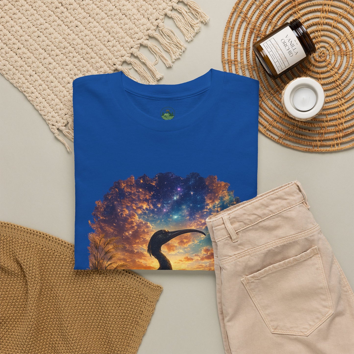 Spirit of Ancient Egypt – Sacred Ibis Nature T-Shirt | Egyptian Wildlife Graphic Tee