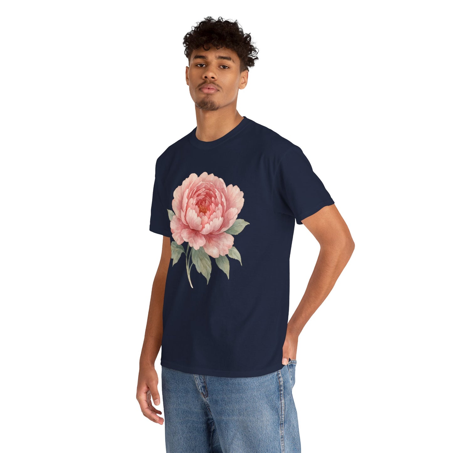 Peony Flower T-Shirt – Soft Floral Aesthetic Tee