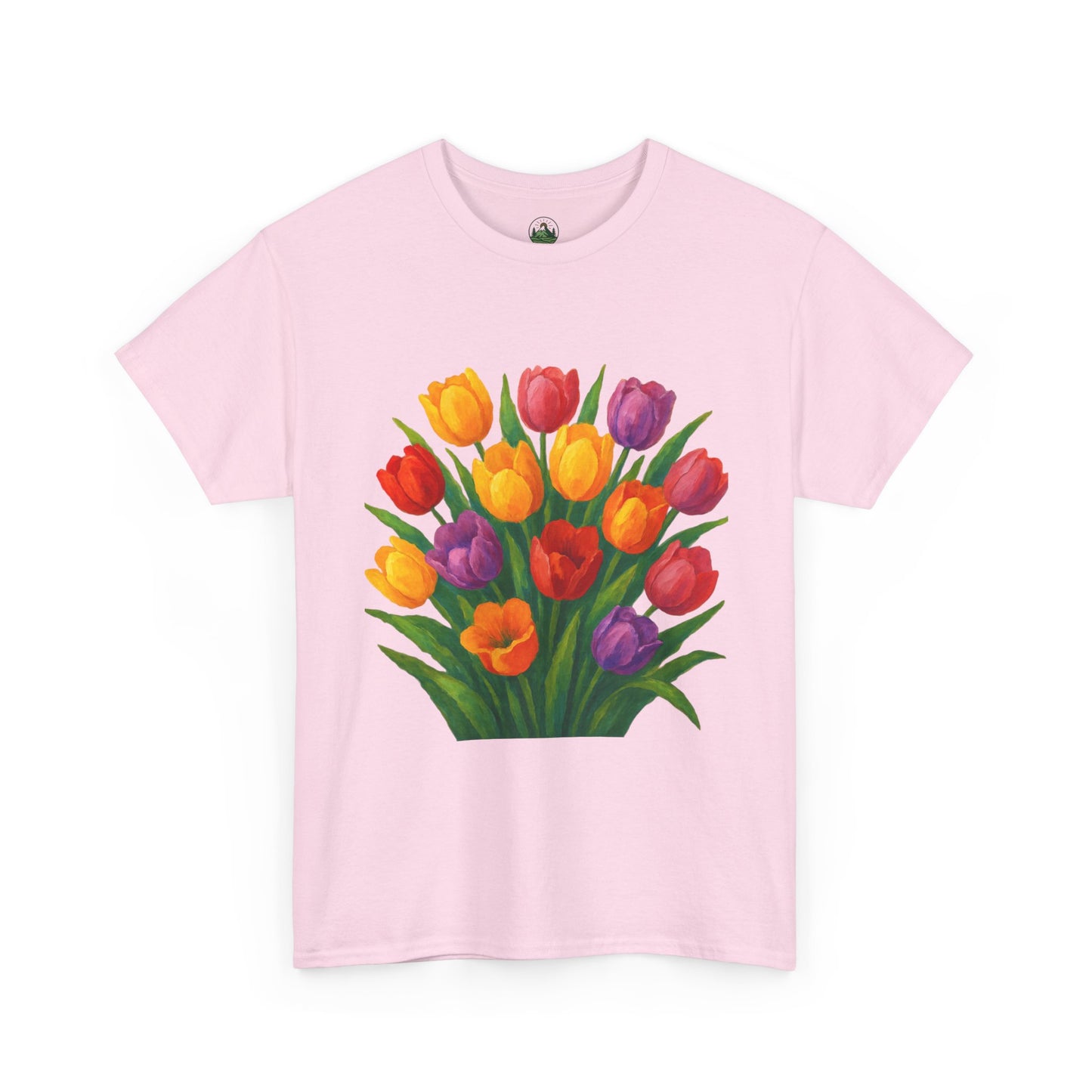 Spring Tulip Flower T- SHIRT - Vibrant Floral Aesthetic Tee