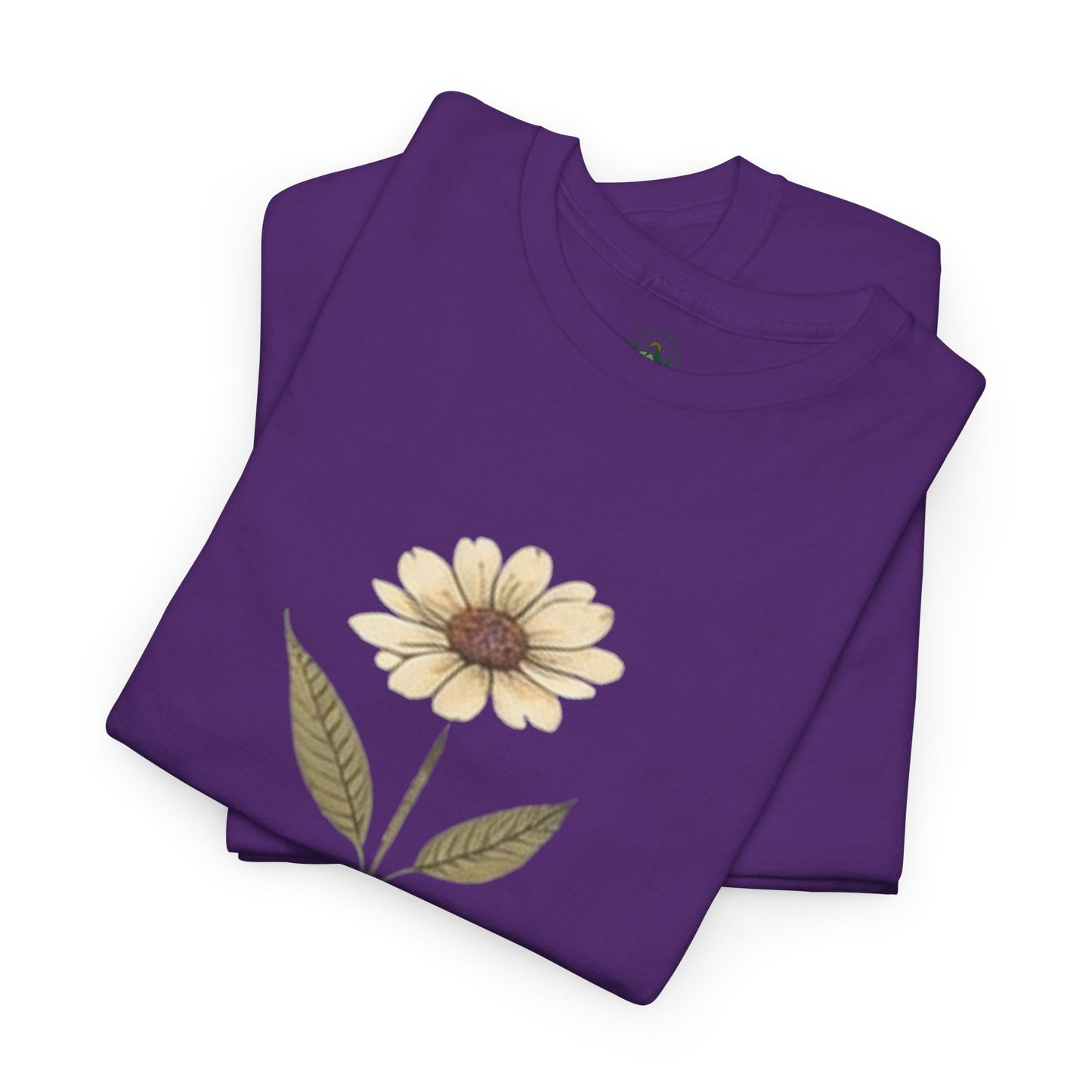 Minimalist Flower Roots T-Shirt – Nature Inspired Graphic Tee, Botanical Design, Aesthetic Plant Shirt, Unisex Cotton Tee