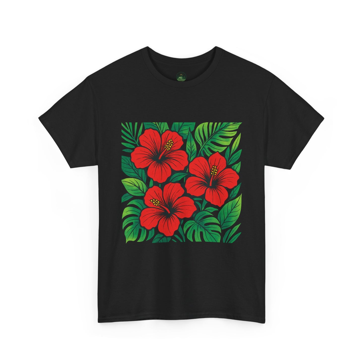 Tropical Hibiscus Flower T-Shirt – Summer Vibe Aesthetic Tee