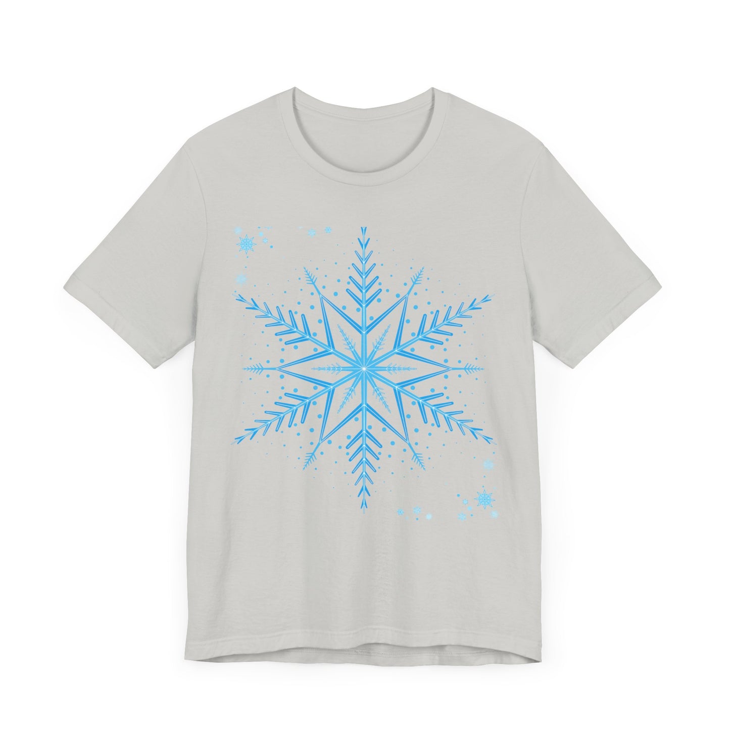 Snowflake T-Shirt – Winter Minimalist Aesthetic Tee