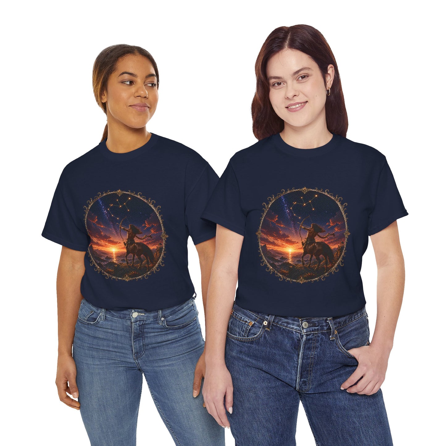 Sagittarius Zodiac T-Shirt – Archer Adventure Design | Free Spirit Astrology Tee