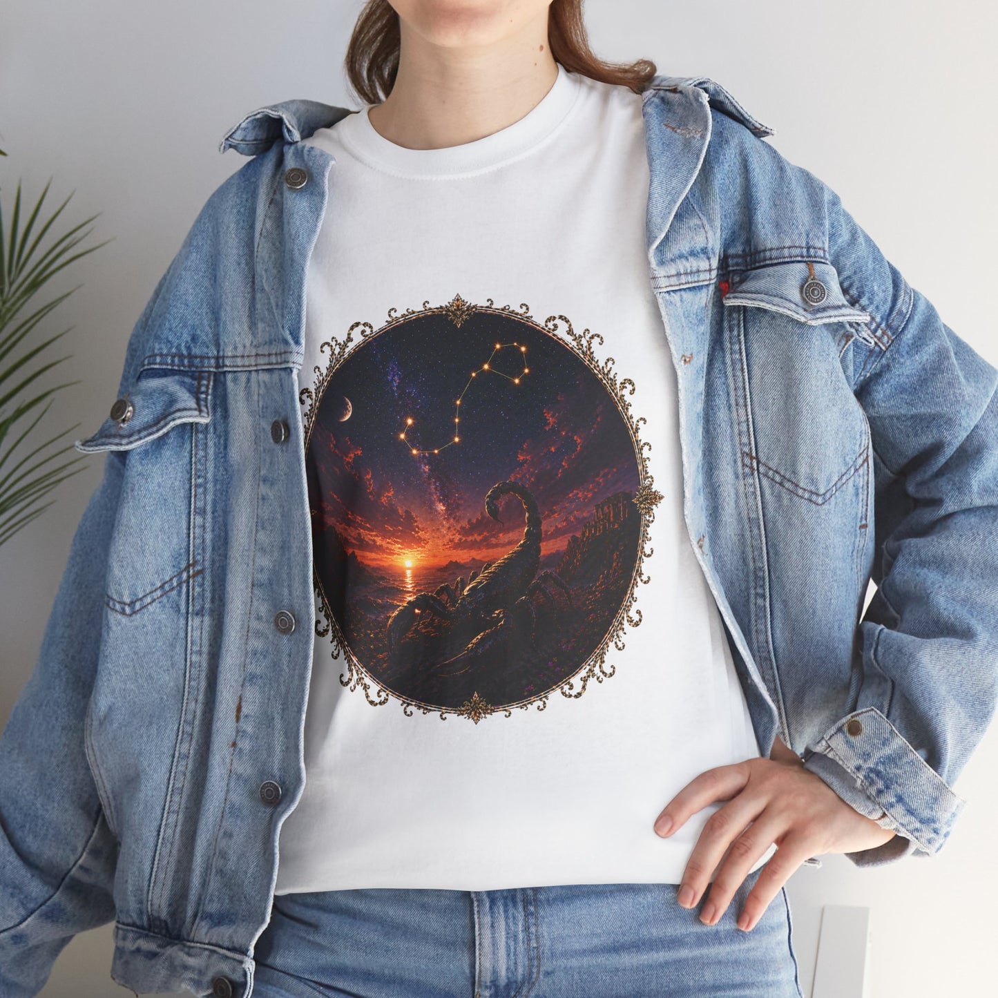 Scorpio Zodiac T-Shirt – Dark Scorpion Mystic Design | Intense Astrology Power Tee