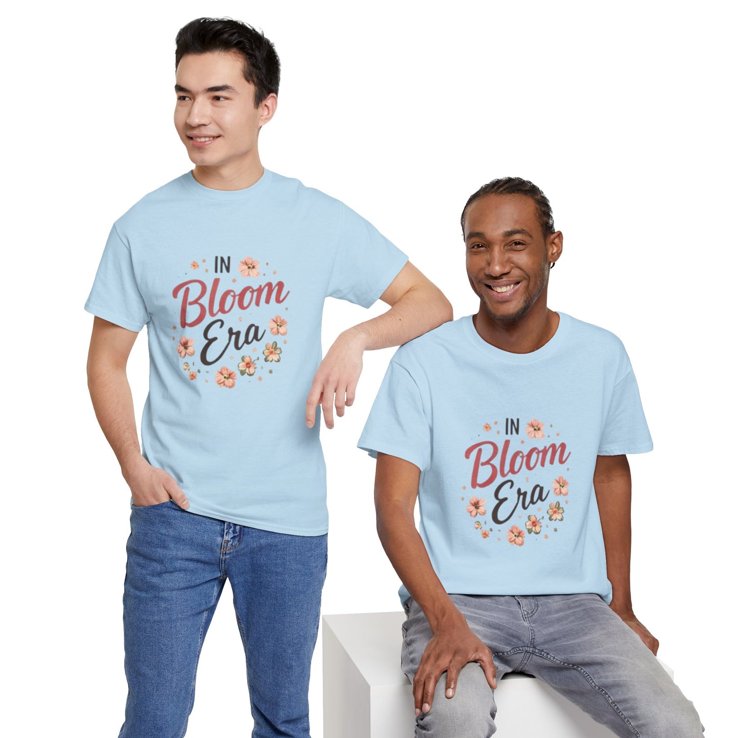 In Bloom Era T-Shirt –Bloom Minimalist Floral Aesthetic Tee, Cute Feminine Graphic Shirt