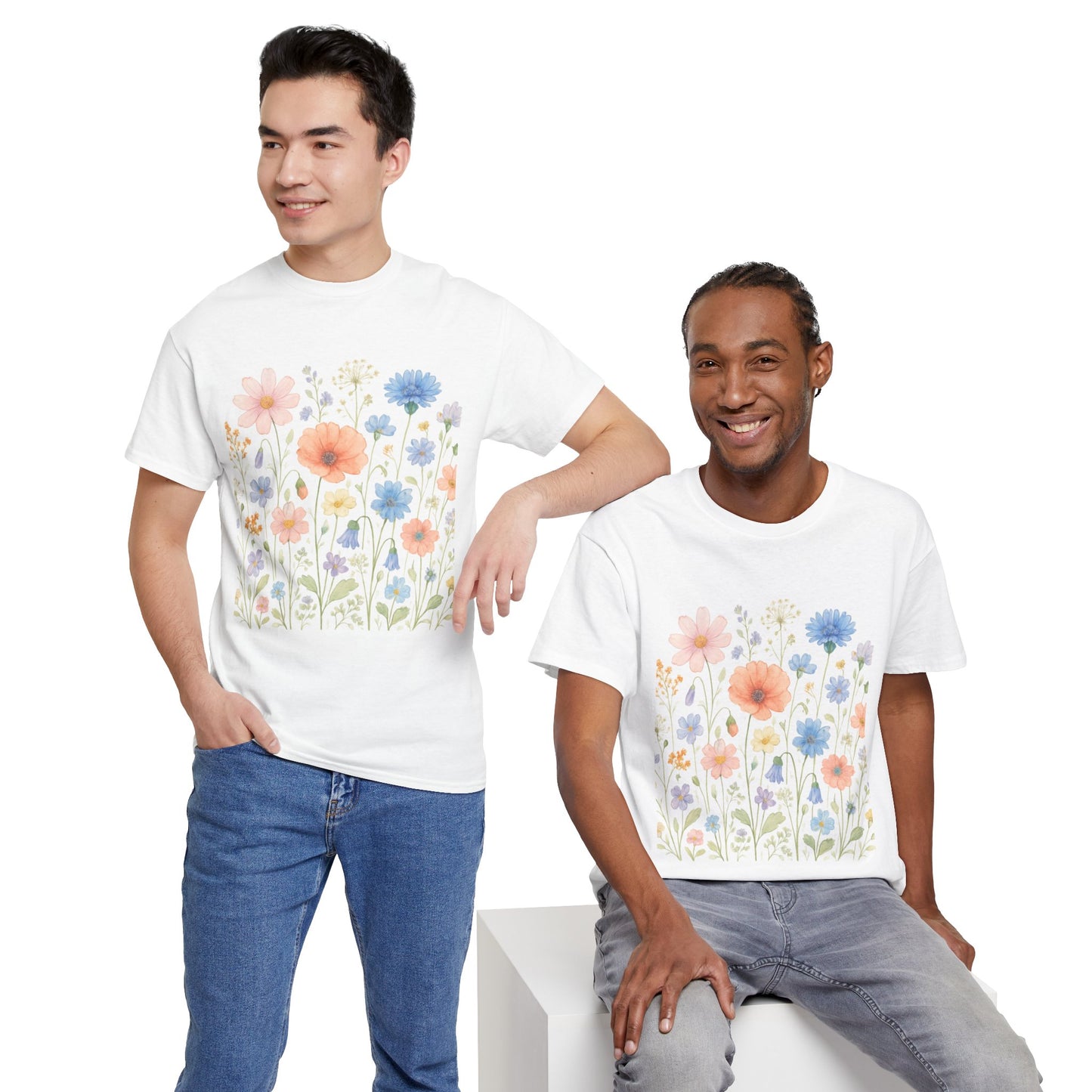 Wildflower Meadow T-Shirt – Nature Floral Aesthetic Tee