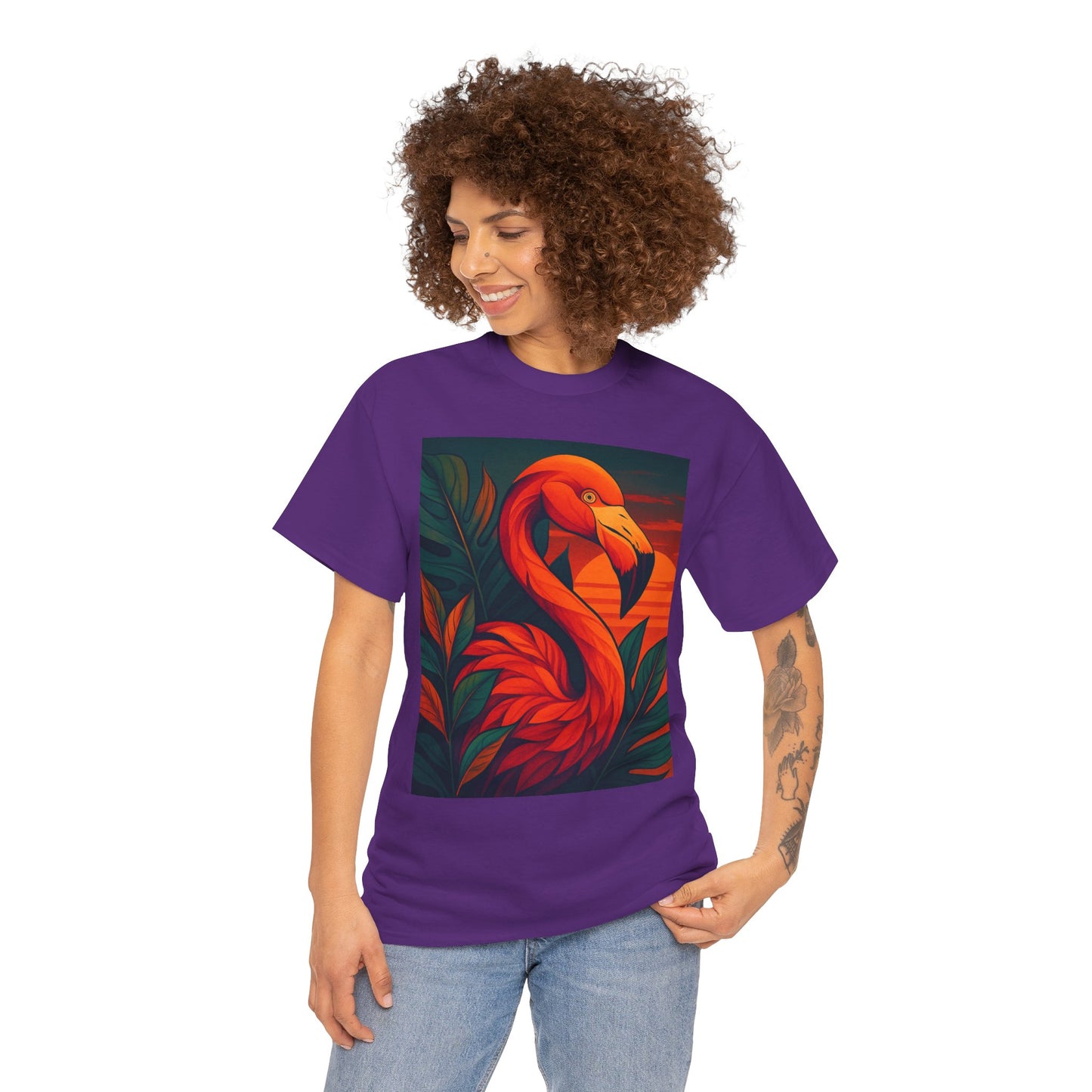 Tropical Animal Fusion T-Shirt – Exotic Nature Graphic Tee