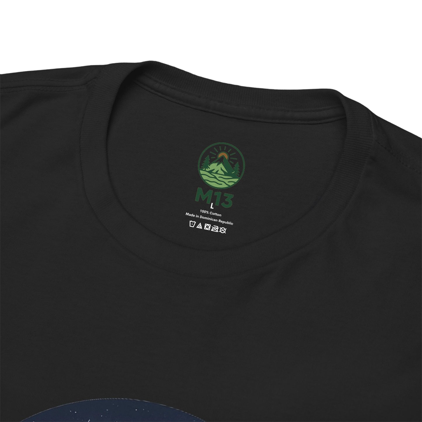 Mystic Bear Silhouette T-Shirt – Minimalist Nature Graphic Tee, Forest Spirit Design, Wildlife Lover Shirt