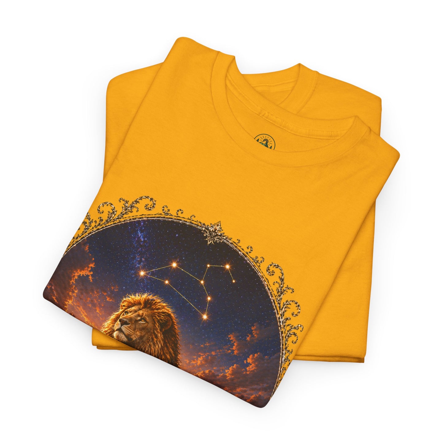 Leo Zodiac T-Shirt – Majestic Lion Cosmic Design | Bold Astrology Power Tee