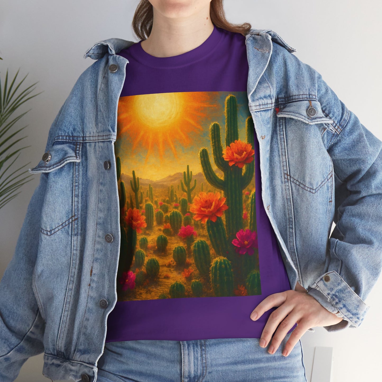 Desert Bloom T-Shirt – Minimalist Nature Aesthetic Tee