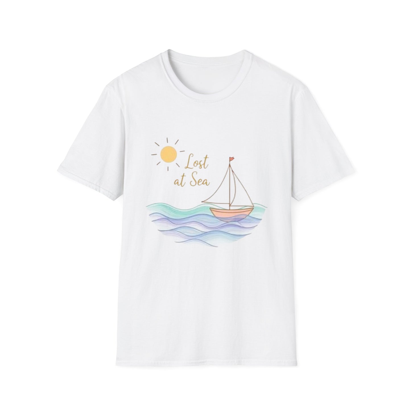 Lost in the Sea T-Shirt – Ocean Minimalist Aesthetic Tee