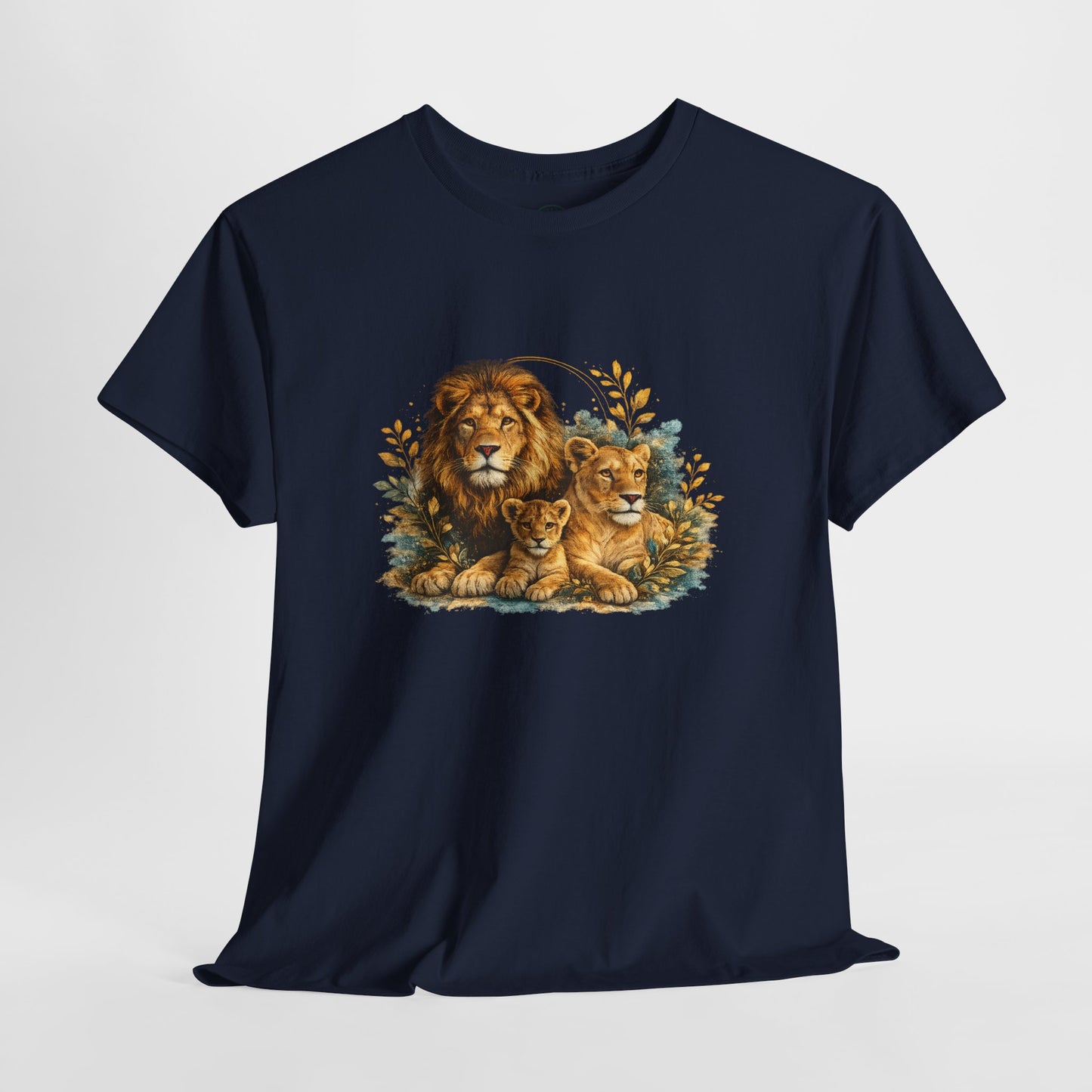 Lion Family T-Shirt – Majestic Wildlife Nature Design | Lion Pride Graphic Tee