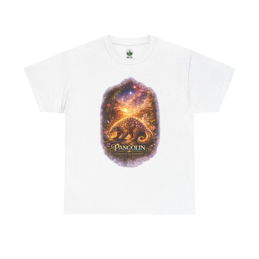 Pangolin T-Shirt – Mystic Forest Cosmic Design | Rare Wildlife Graphic Tee