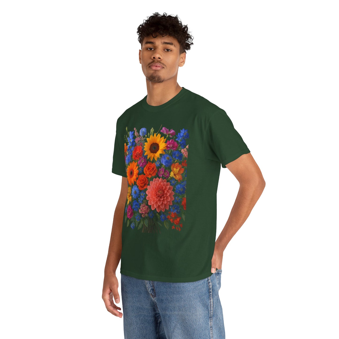Garden Bouquet Flower T-Shirt – Summer Floral Aesthetic Tee