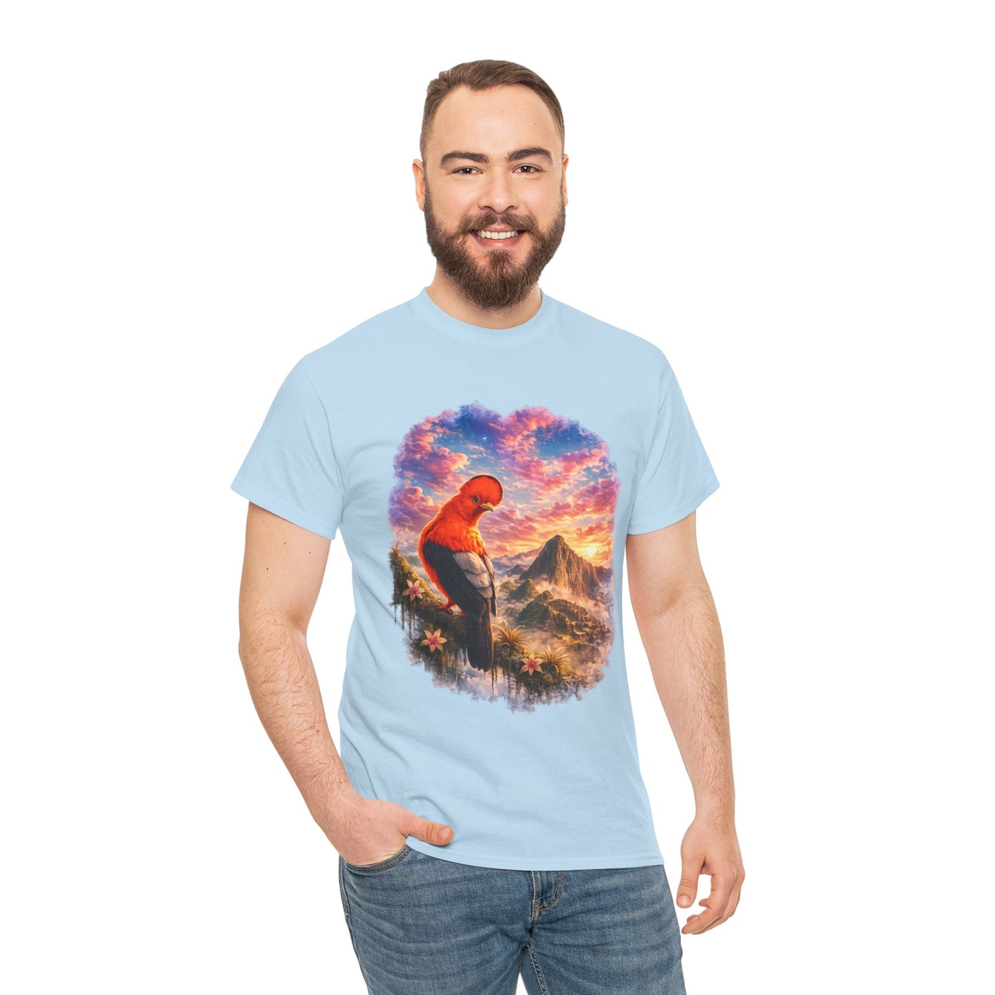Spirit of the Andes – Machu Picchu Bird T-Shirt | Nature Graphic Tee