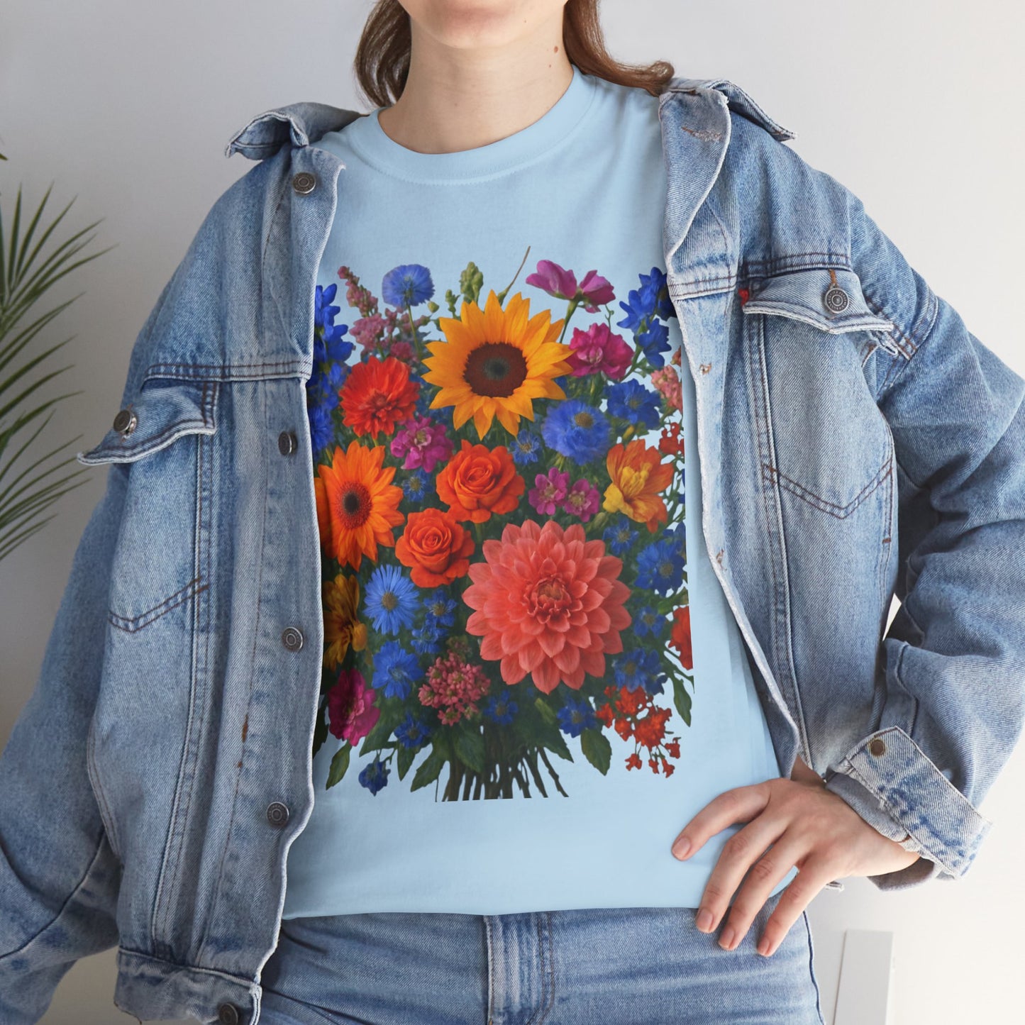 Garden Bouquet Flower T-Shirt – Summer Floral Aesthetic Tee