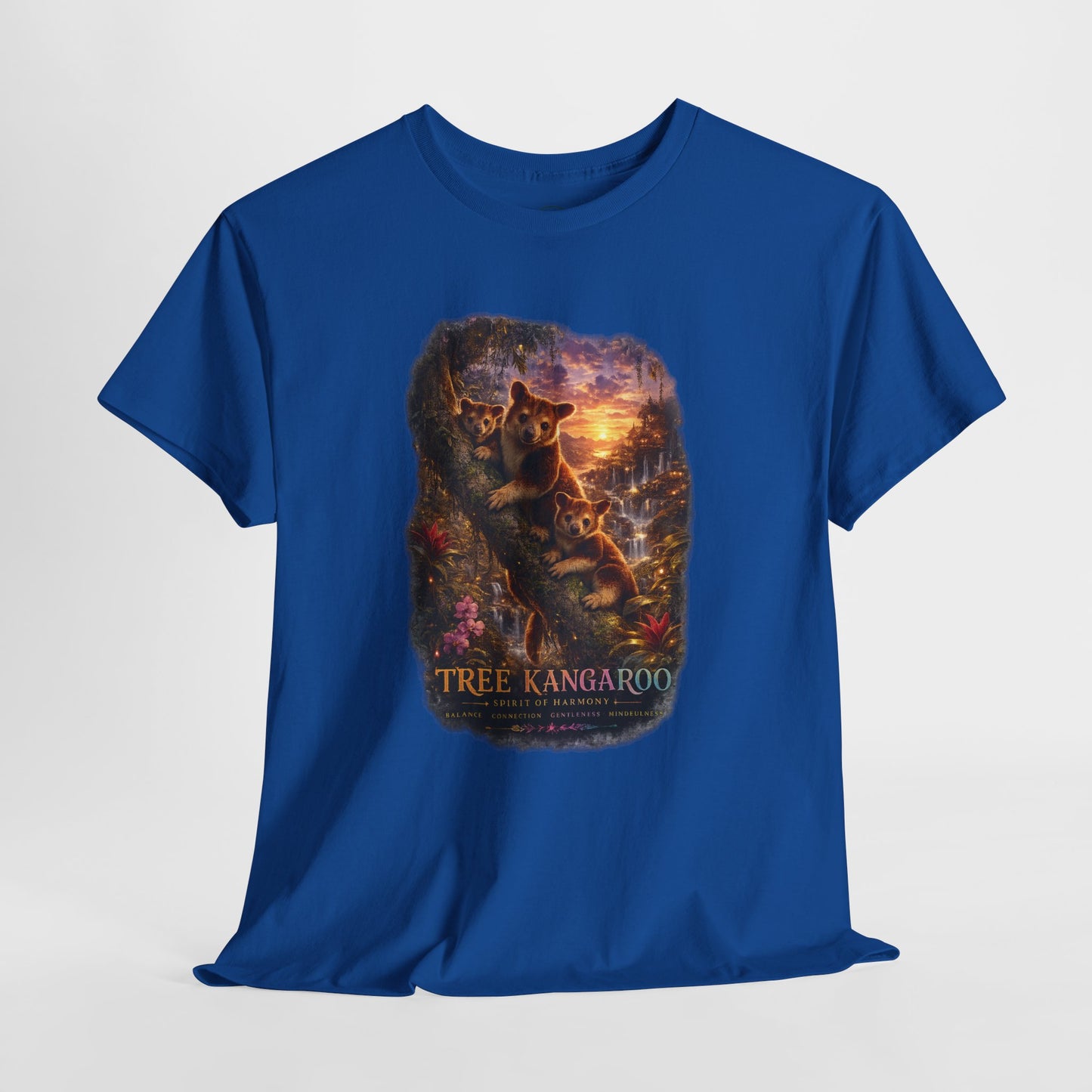 Tree Kangaroo T-Shirt – Mystic Forest Wildlife Design | Rare Nature Graphic Tee