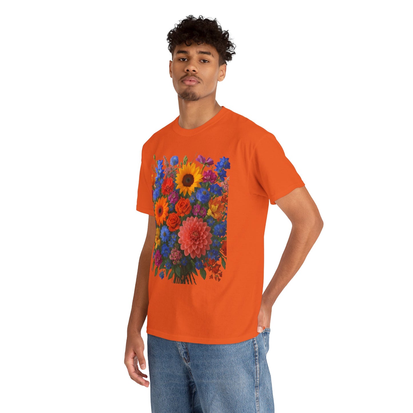 Garden Bouquet Flower T-Shirt – Summer Floral Aesthetic Tee