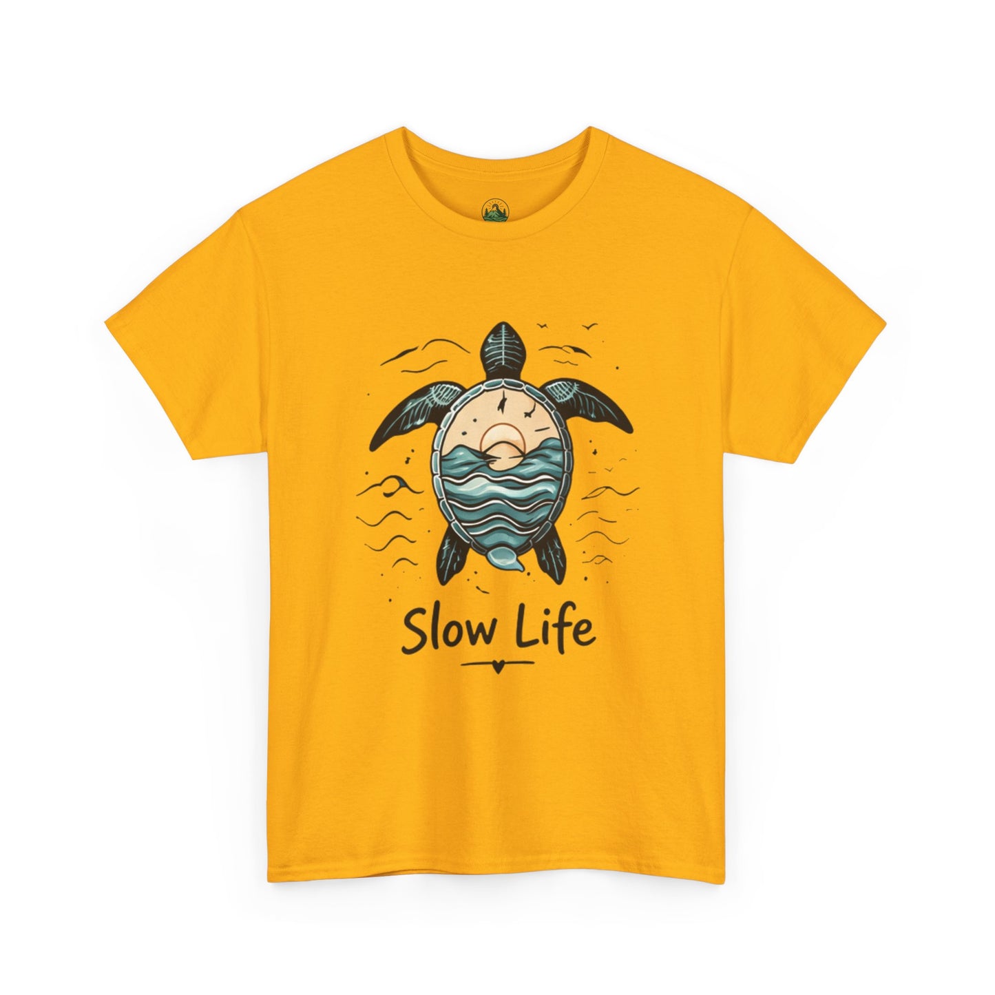 Slow Life Turtle Shirt – Aesthetic Ocean Tee for Relaxed Souls & Beach Lovers