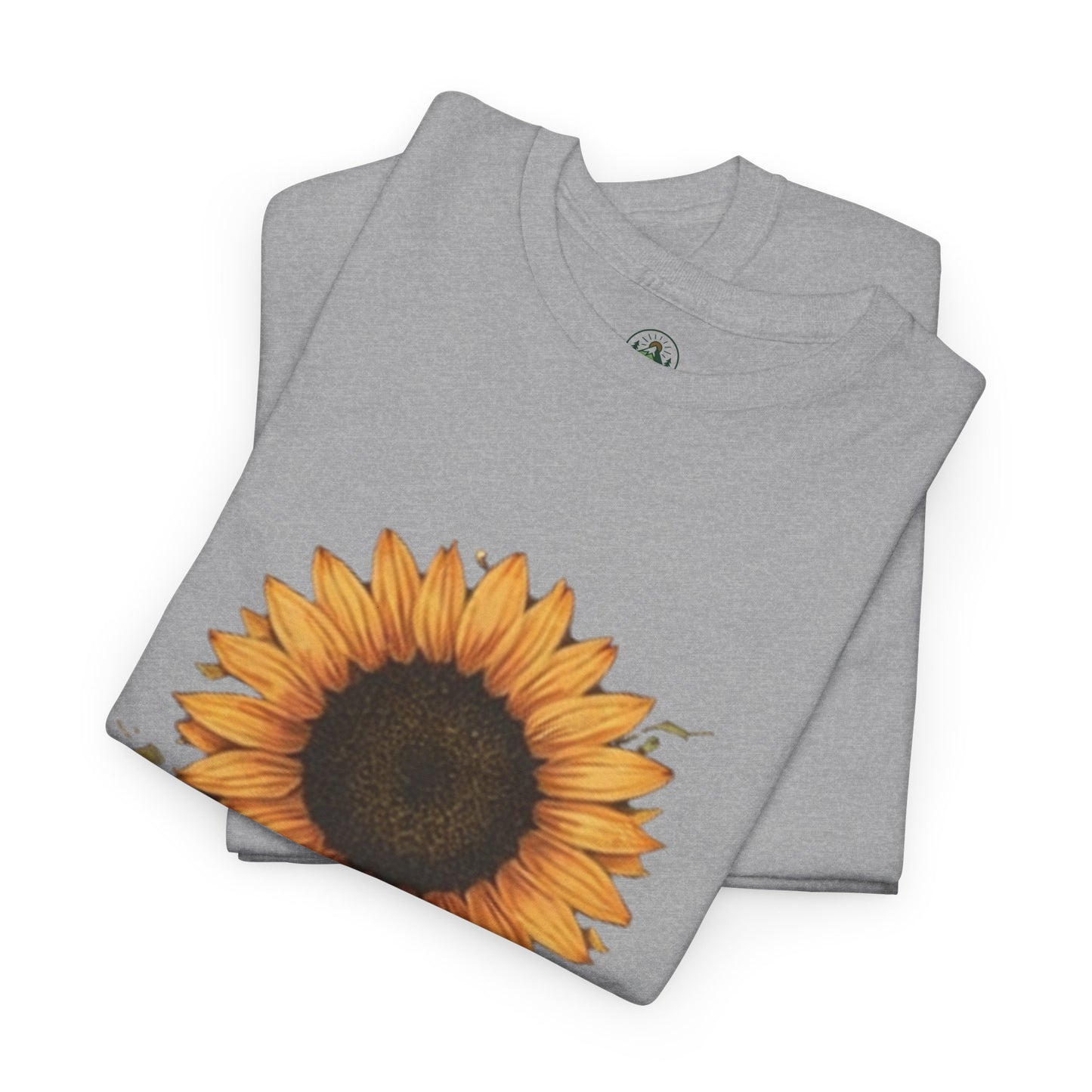 Sunflower Energy T- Shirt - Minimalist Nature Aesthetic Tee, Positive Vibes Graphic Shirt