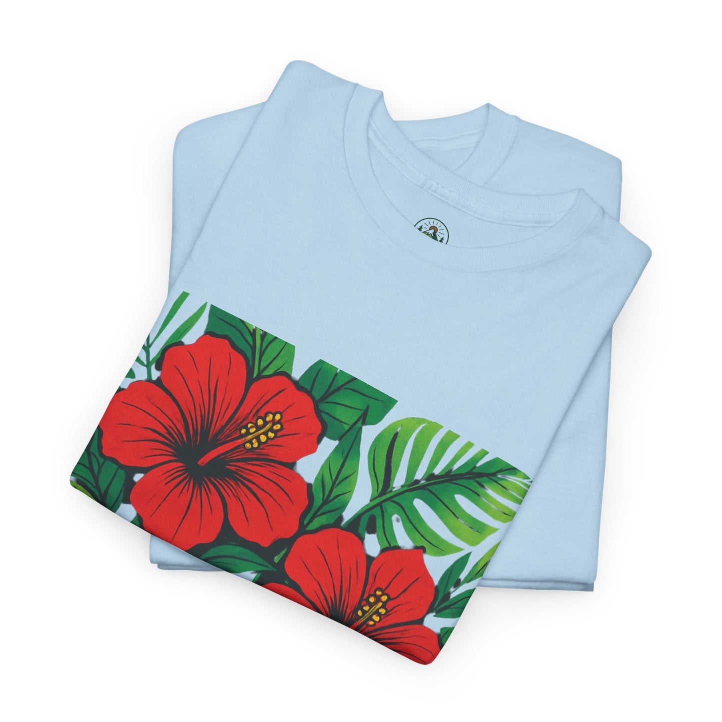 Tropical Hibiscus Flower T-Shirt – Summer Vibe Aesthetic Tee