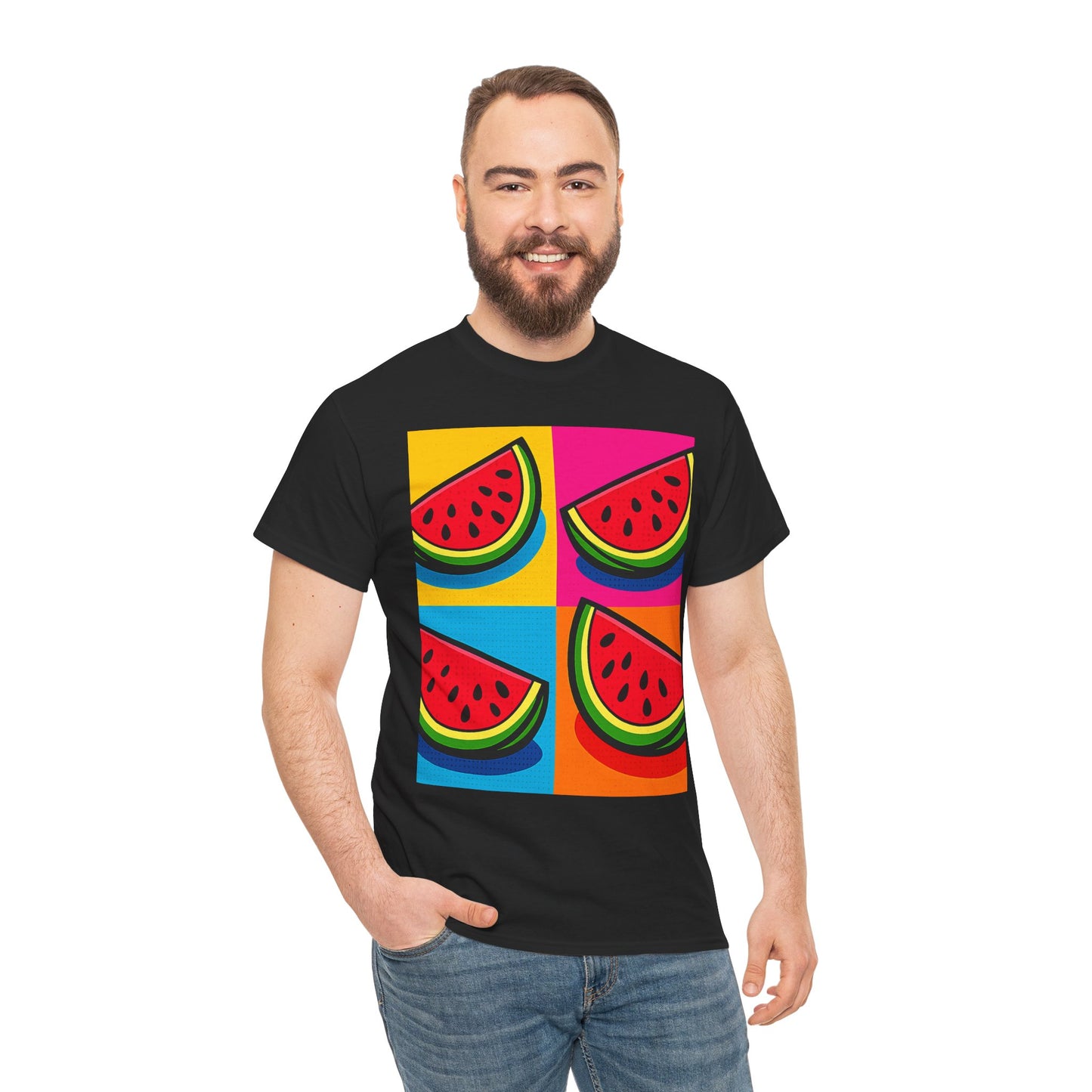 Watermelon Pop Art T-Shirt – Fun Summer Graphic Tee