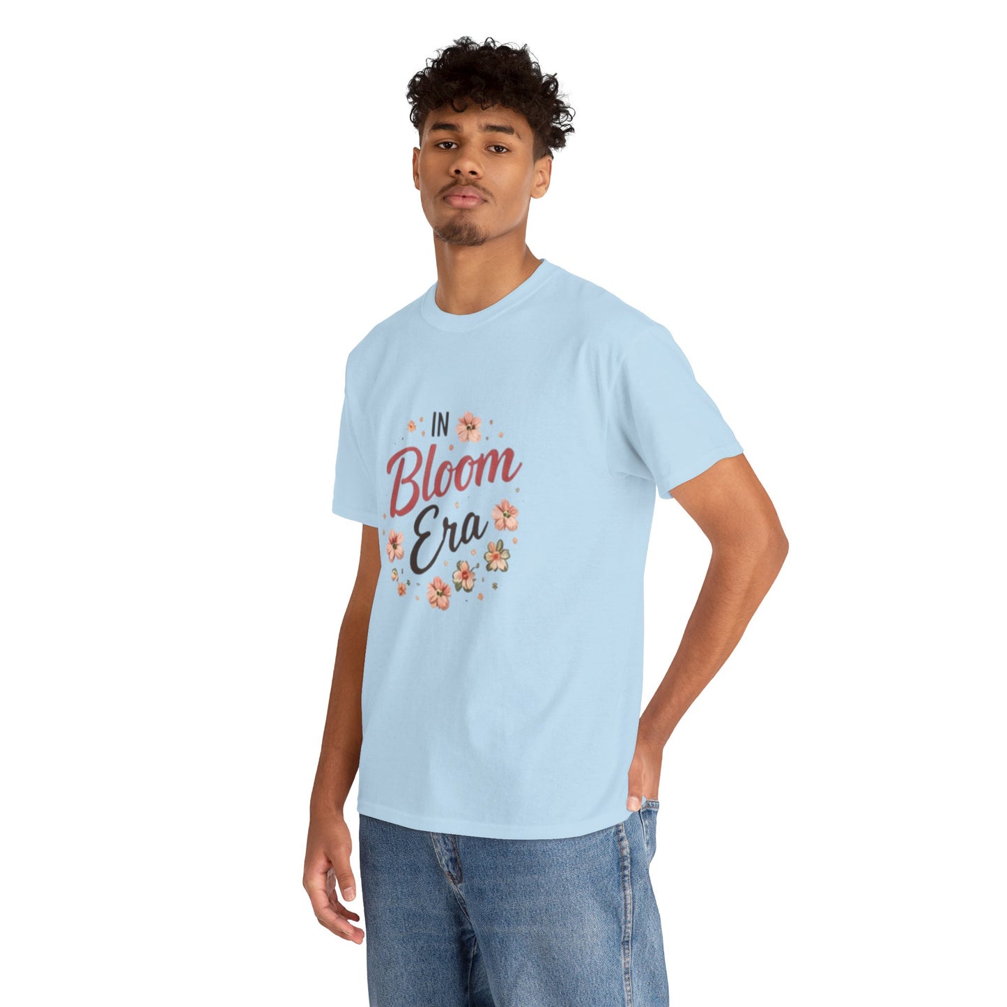 In Bloom Era T-Shirt –Bloom Minimalist Floral Aesthetic Tee, Cute Feminine Graphic Shirt