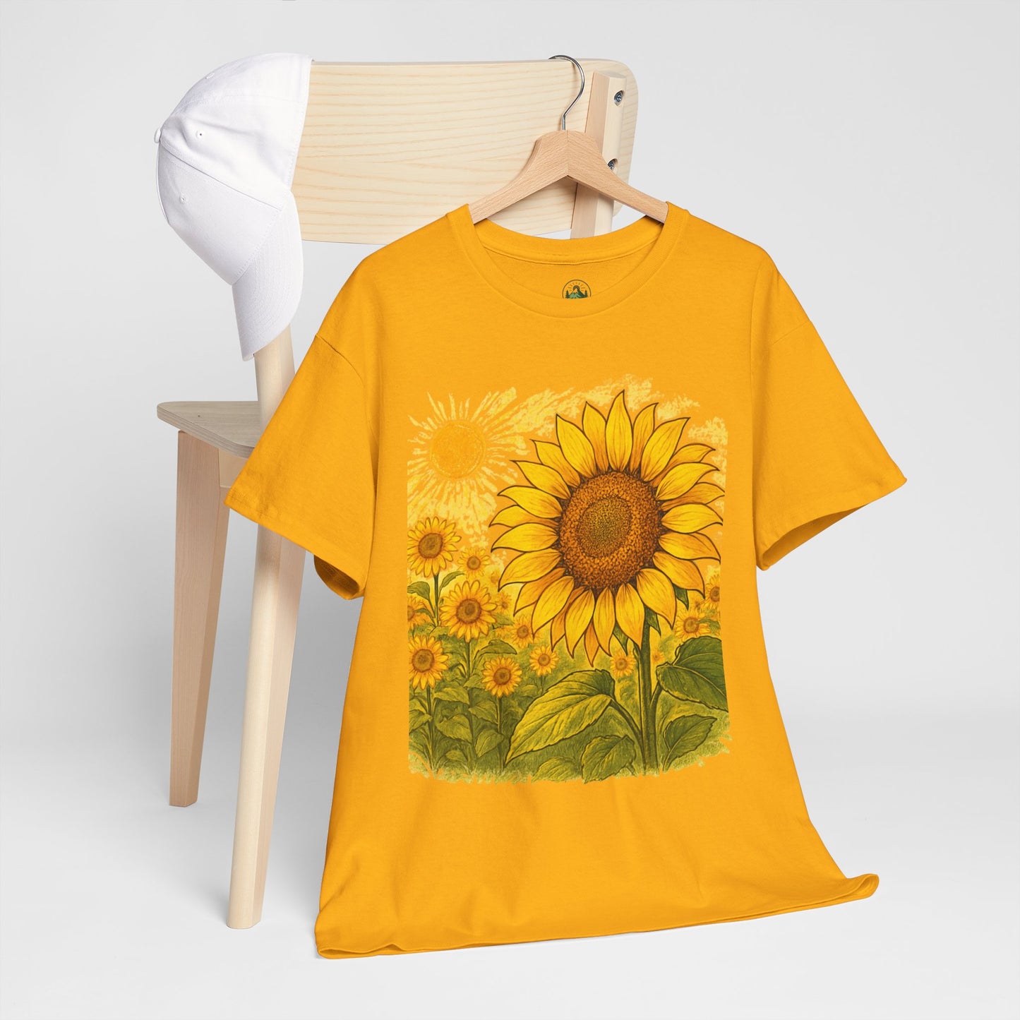 Sunflower Sunshine T-Shirt – Bright Floral Aesthetic Tee