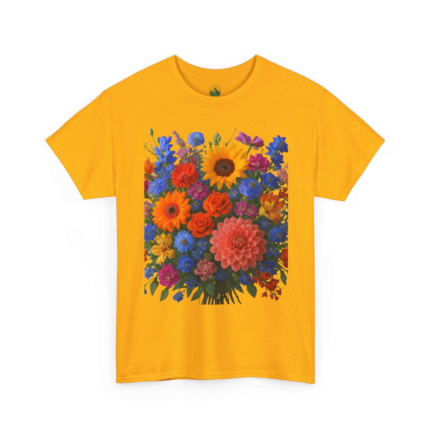 Garden Bouquet Flower T-Shirt – Summer Floral Aesthetic Tee