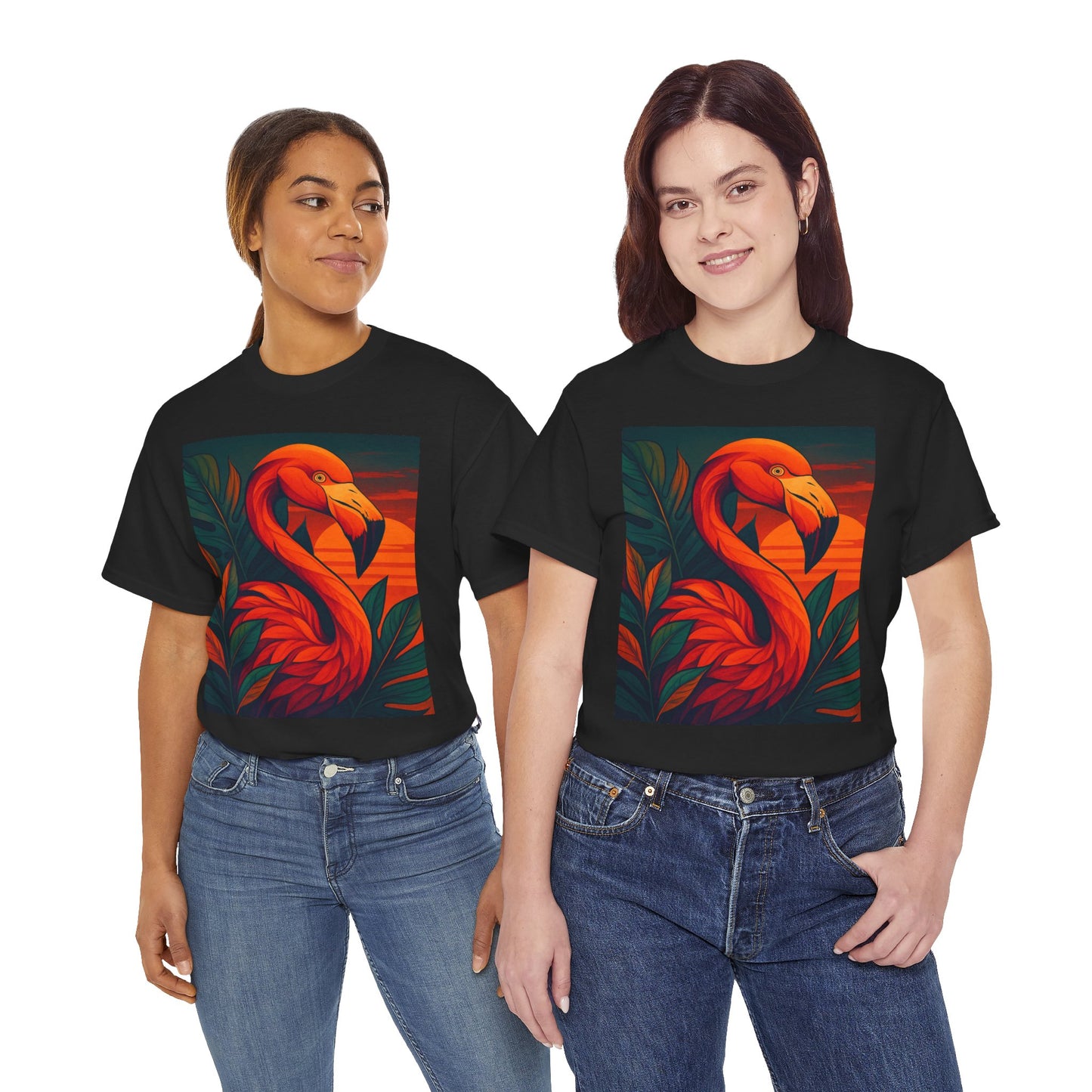Tropical Animal Fusion T-Shirt – Exotic Nature Graphic Tee