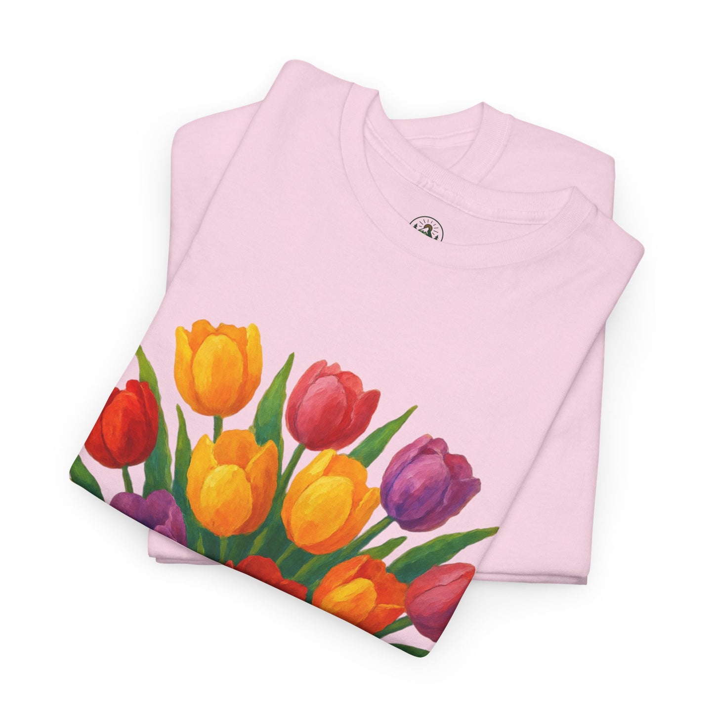 Spring Tulip Flower T- SHIRT - Vibrant Floral Aesthetic Tee
