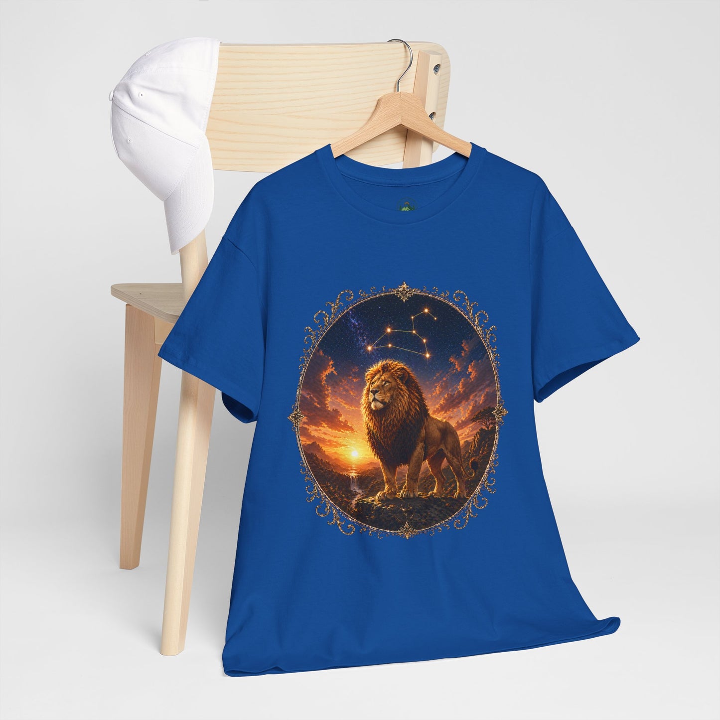 Leo Zodiac T-Shirt – Majestic Lion Cosmic Design | Bold Astrology Power Tee
