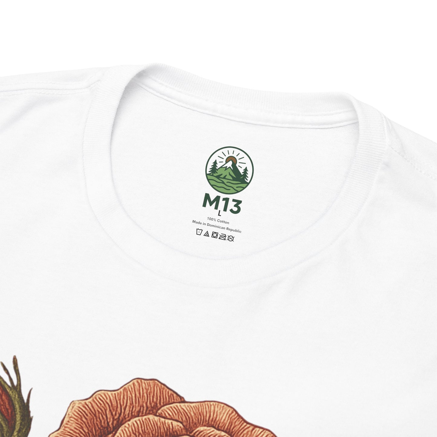 Vintage Botanical Rose T-Shirt – Minimalist Floral Aesthetic Tee