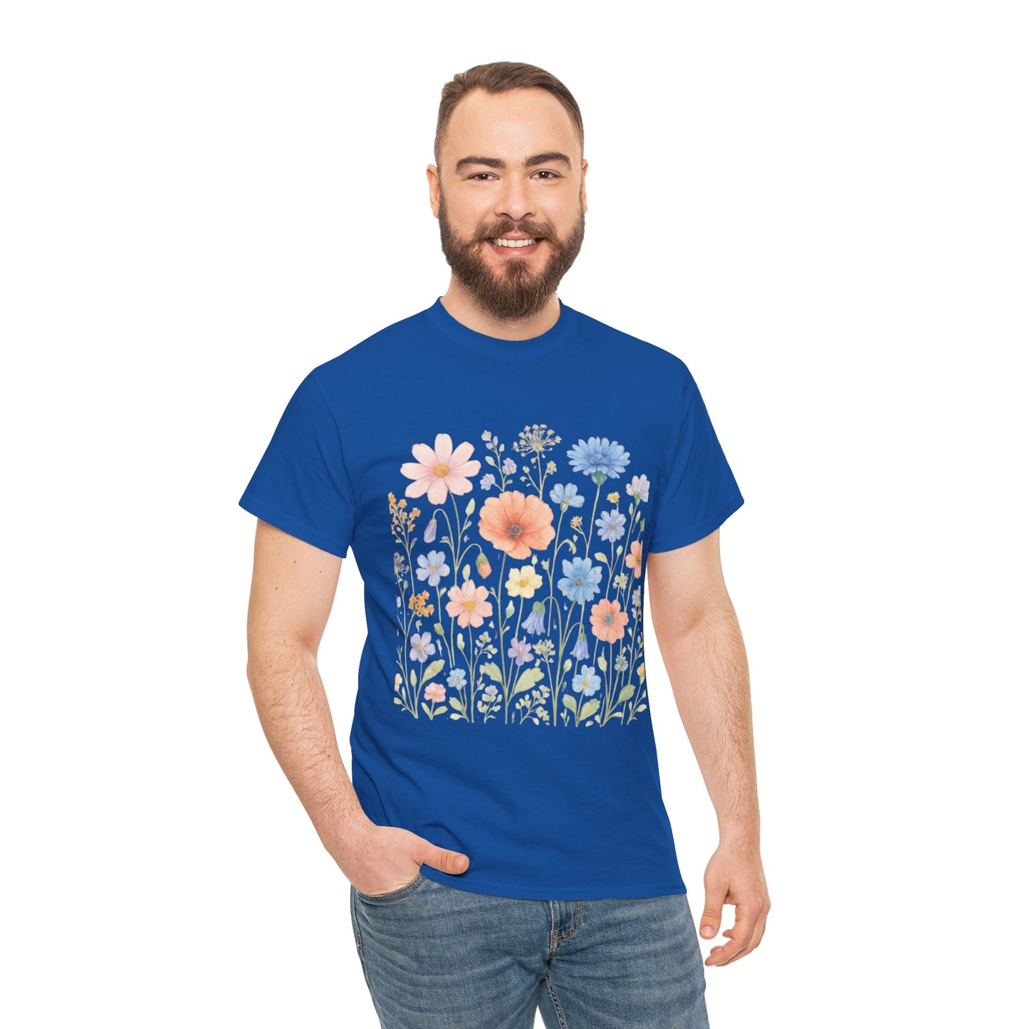 Wildflower Meadow T-Shirt – Nature Floral Aesthetic Tee