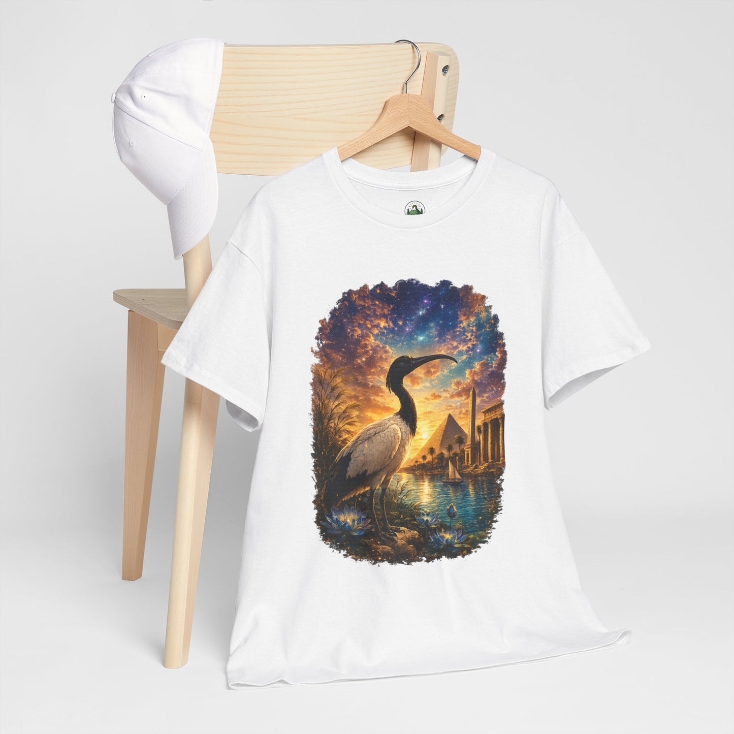 Spirit of Ancient Egypt – Sacred Ibis Nature T-Shirt | Egyptian Wildlife Graphic Tee