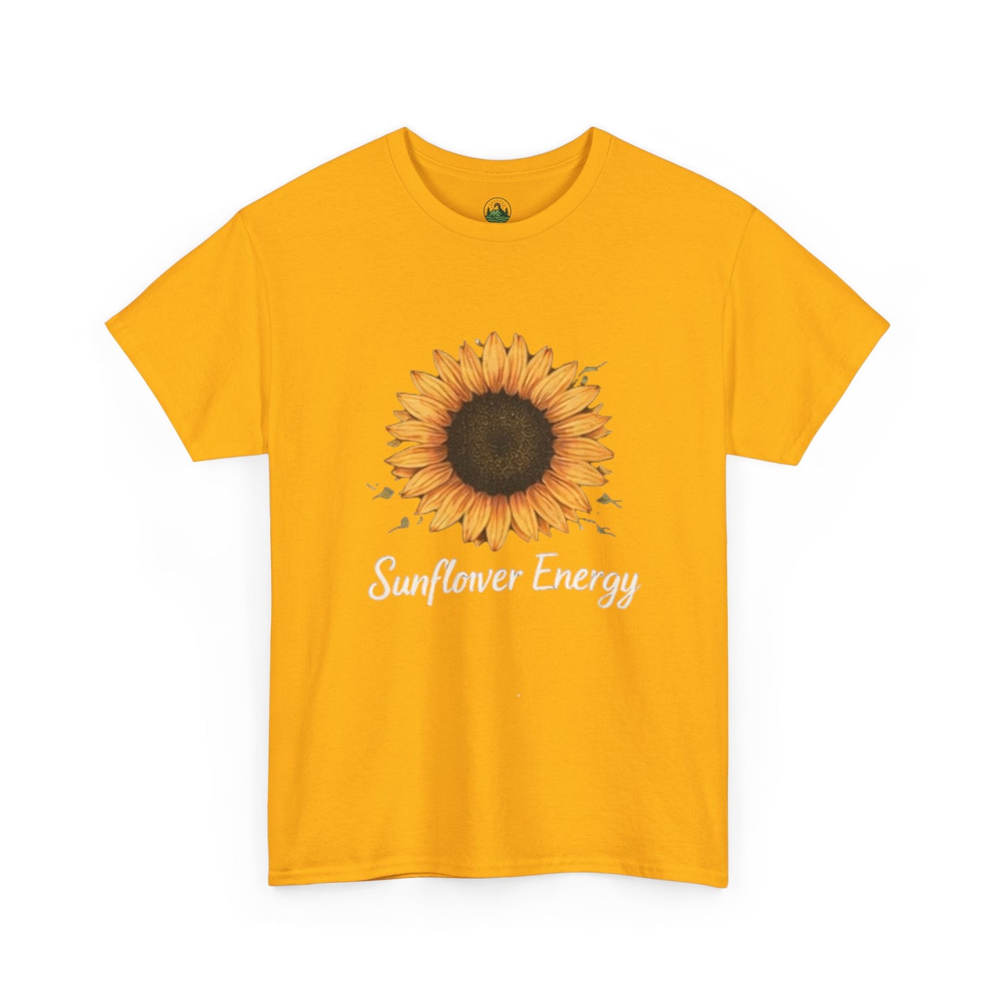Sunflower Energy T- Shirt - Minimalist Nature Aesthetic Tee, Positive Vibes Graphic Shirt