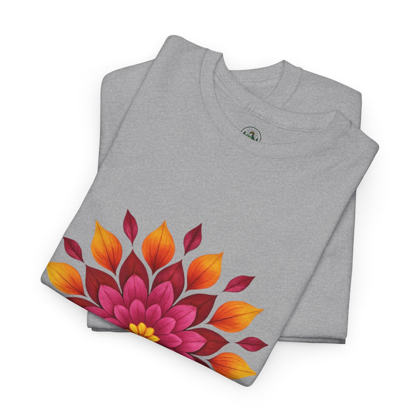 Floral Mandala T- Shirt -Boho Flower Aesthetic Tee