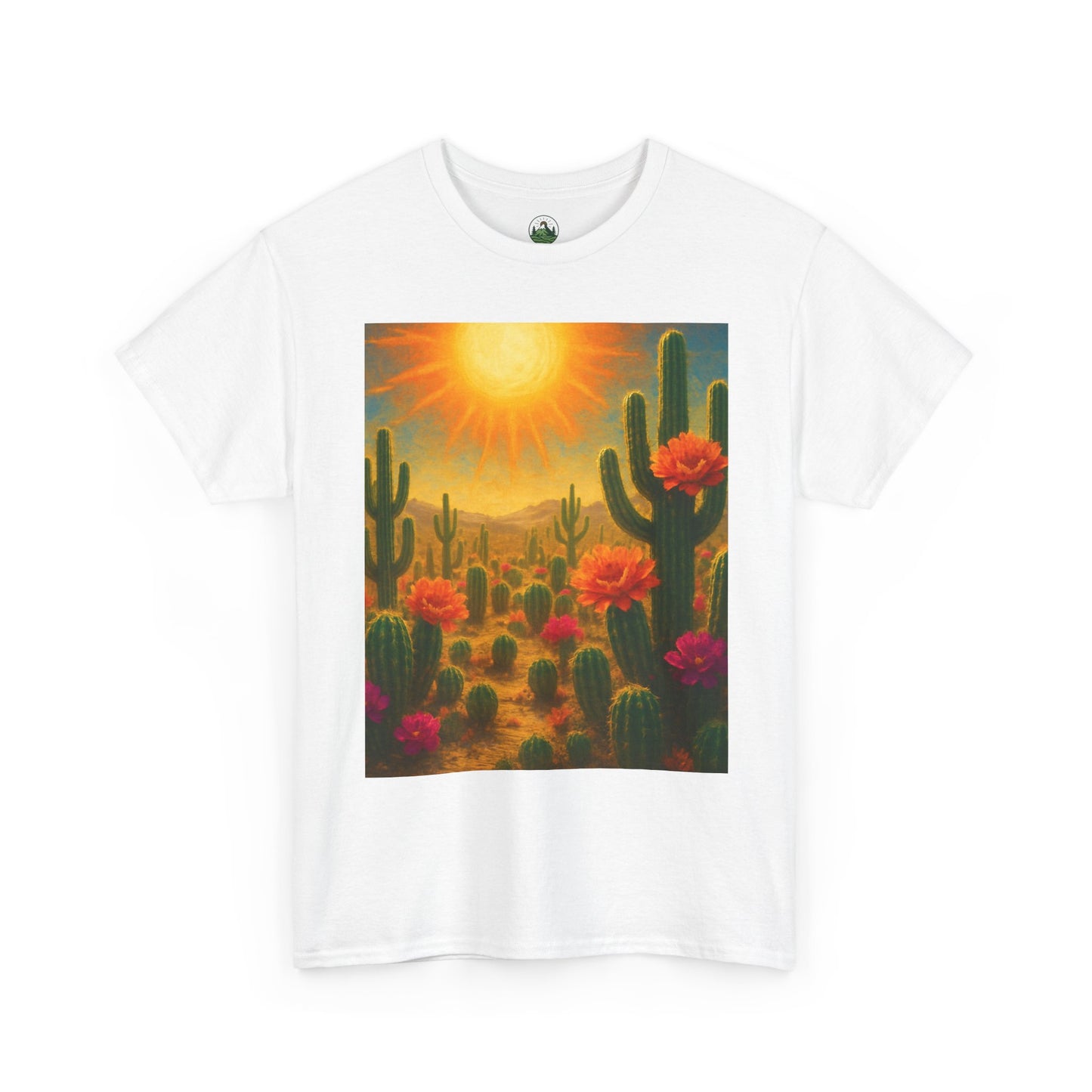 Desert Bloom T-Shirt – Minimalist Nature Aesthetic Tee