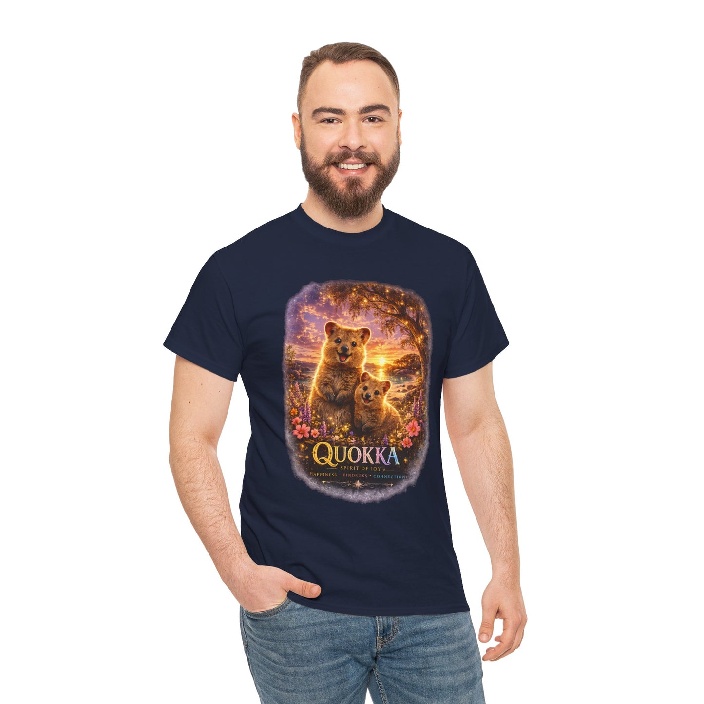 Quokka T-Shirt – Cute Cosmic Wildlife Design | Happy Nature Animal Graphic Tee