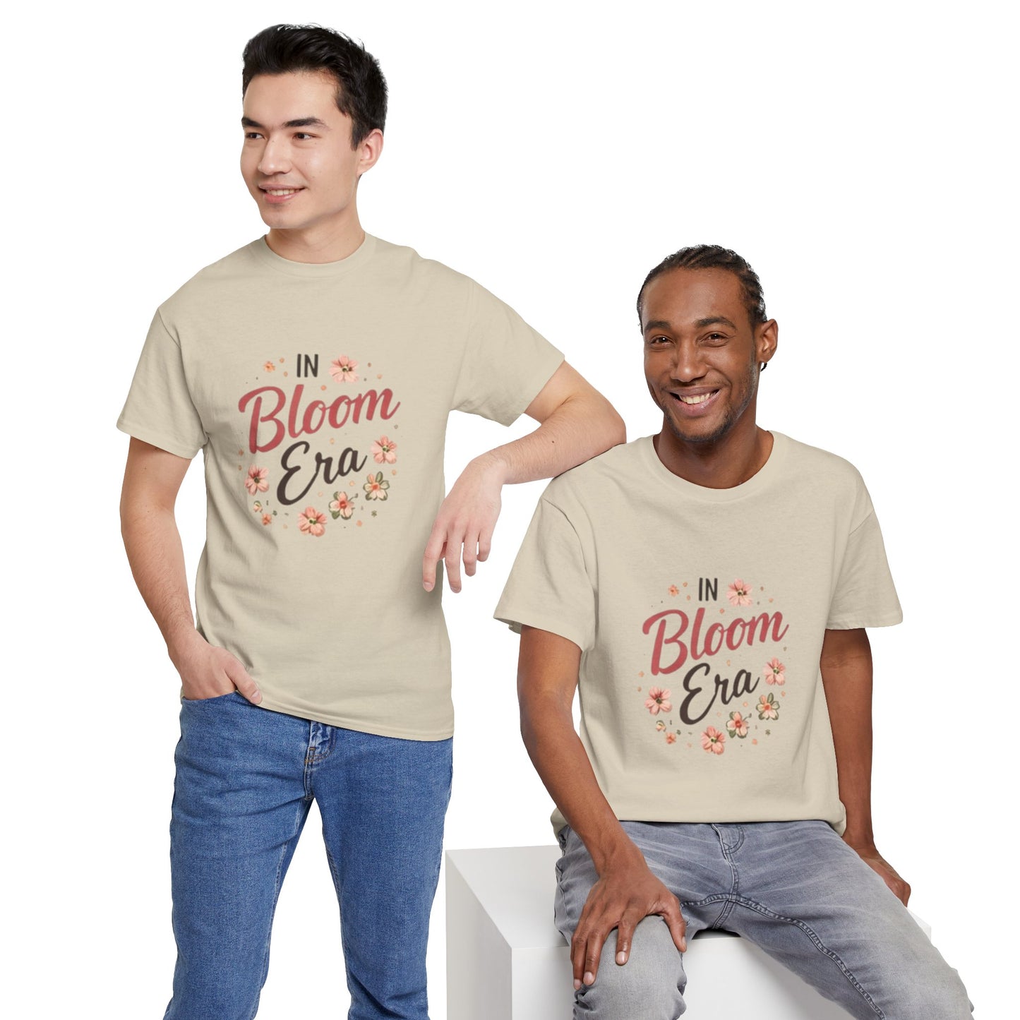 In Bloom Era T-Shirt –Bloom Minimalist Floral Aesthetic Tee, Cute Feminine Graphic Shirt