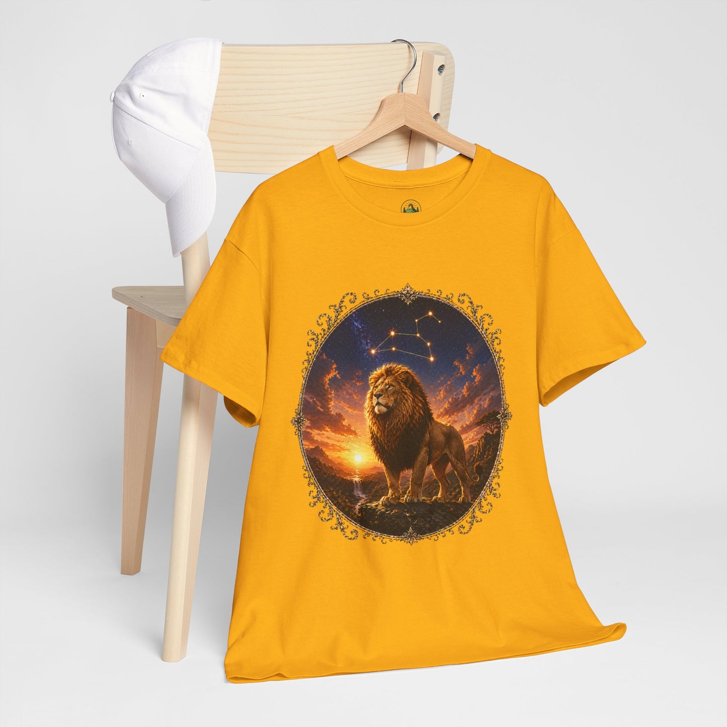 Leo Zodiac T-Shirt – Majestic Lion Cosmic Design | Bold Astrology Power Tee