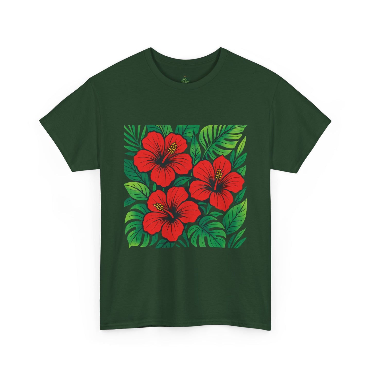 Tropical Hibiscus Flower T-Shirt – Summer Vibe Aesthetic Tee