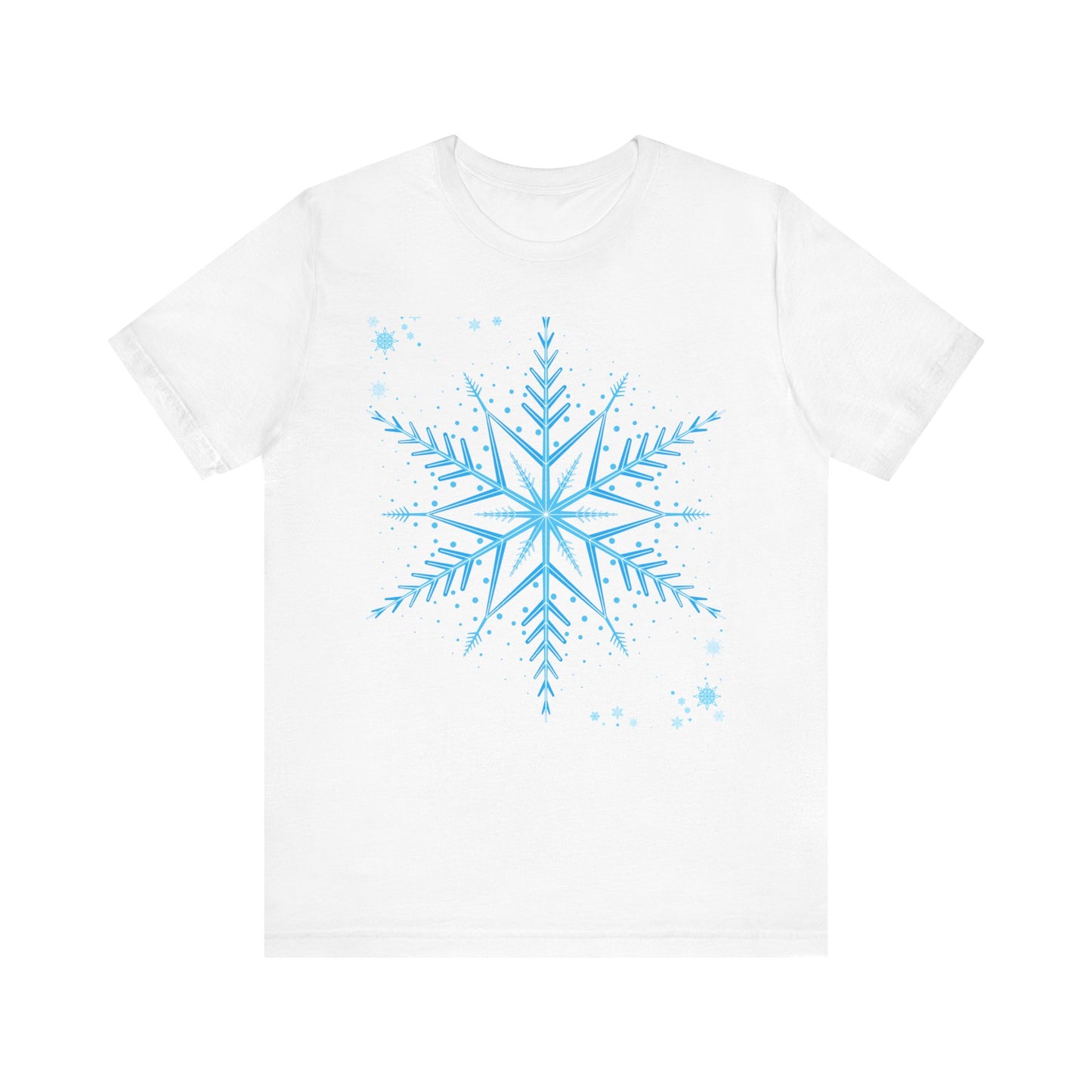 Snowflake T-Shirt – Winter Minimalist Aesthetic Tee
