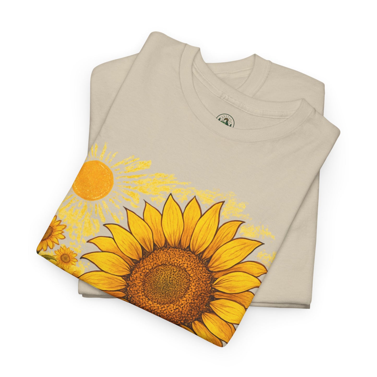 Sunflower Sunshine T-Shirt – Bright Floral Aesthetic Tee