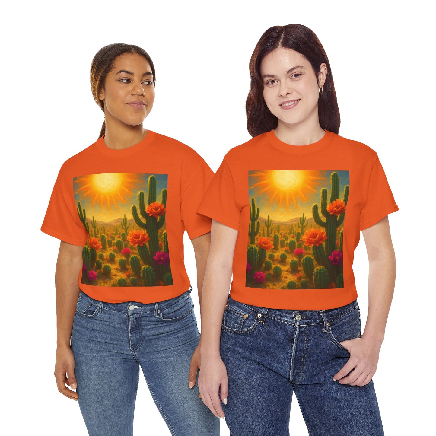 Desert Bloom T-Shirt – Minimalist Nature Aesthetic Tee